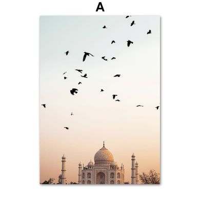 Sunset In Morocco Gallery Wall Canvas Art - Image 5