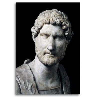 Ancient Marcus Aurelius Sculpture Canvas Art - Image 8