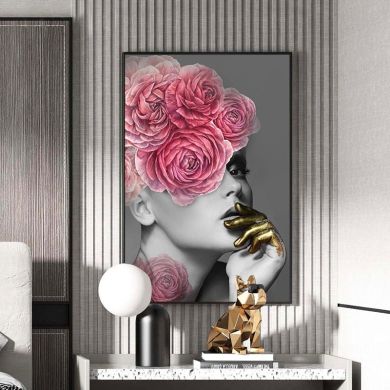 Rose Lady Canvas Art - Image 2