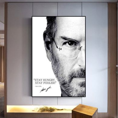 Stay Hungry Stay Foolish Canvas Art - Image 2
