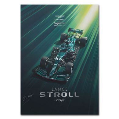 Formula 1 Aston Martin Sebastian Vettel Canvas Art - Image 6