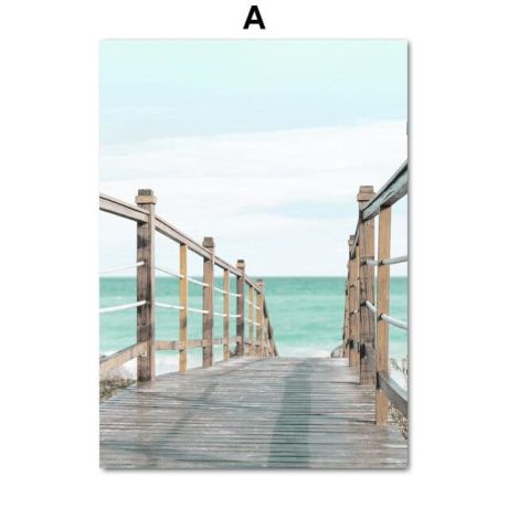 Summer Beach Sunset Gateway Gallery Wall Canvas Art - Image 6