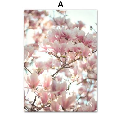 Nature Mountain Village Lakeview Gallery Wall Canvas Art - Image 6