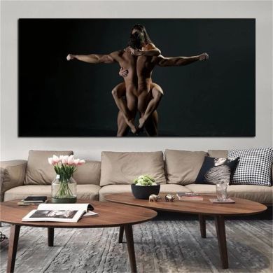 Nude Lover Dancer Canvas Art - Image 2