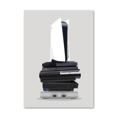 Video Game Consoles Canvas Art - Image 1