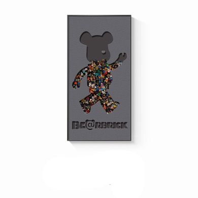 Lego Bear Bricks And Kaws Canvas Art - Image 4