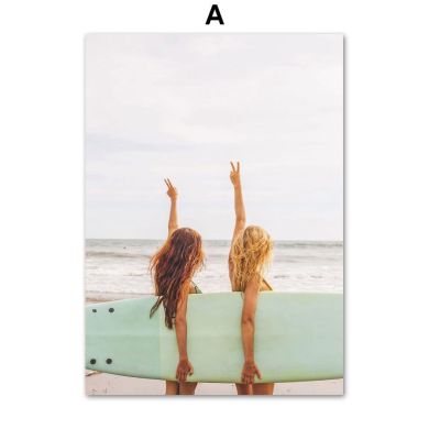 Summer Surf Time Gallery Wall Canvas Art - Image 5