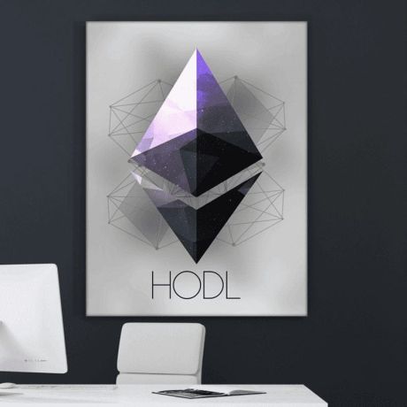 HODL Ethereum Canvas Art - Image 2