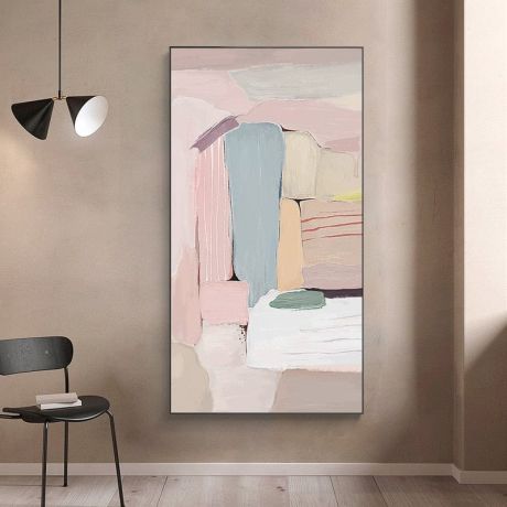 Watercolor Abstract Painting Canvas Art - Image 2