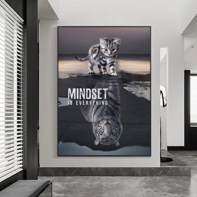 Mindset Is Everything Canvas Art - Image 2