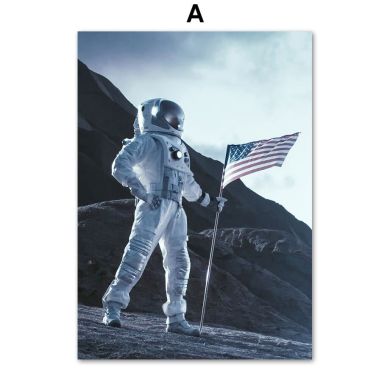 NASA Astronaut Gallery Wall Canvas Art - Image 5