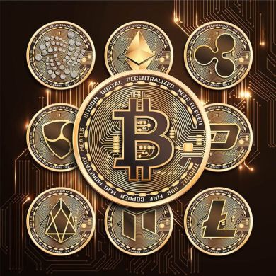 Golden Crypto Canvas Art - Image 5