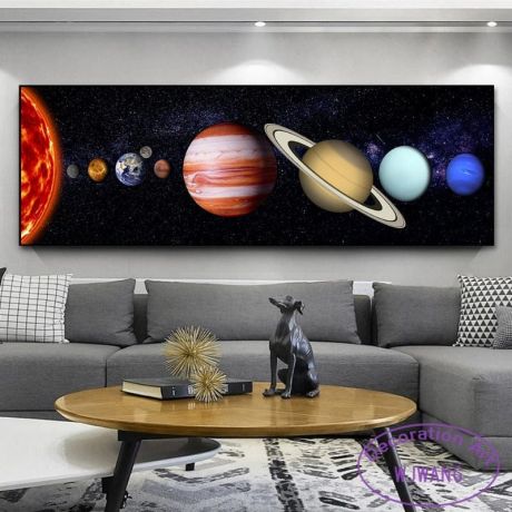 Solar System Canvas Art - Image 2