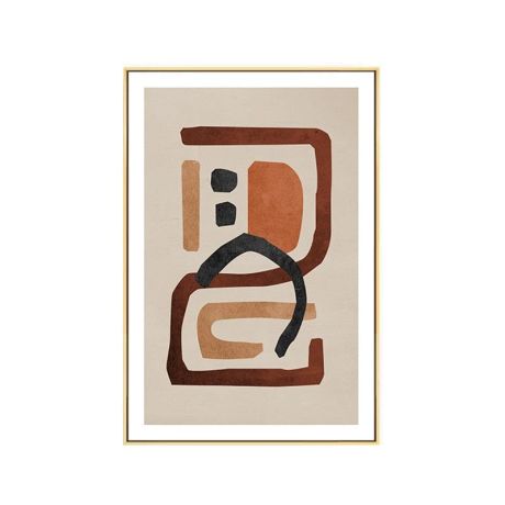 Mid-Century Abstract Pattern Gallery Wall Canvas Art - Image 6