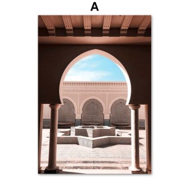 Morocco Ancient Architecture Canvas Art - Image 5