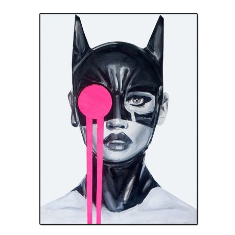 Bat Woman Canvas Art - Image 1