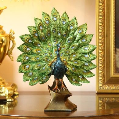 Vintage Luxury Peacock Ornament