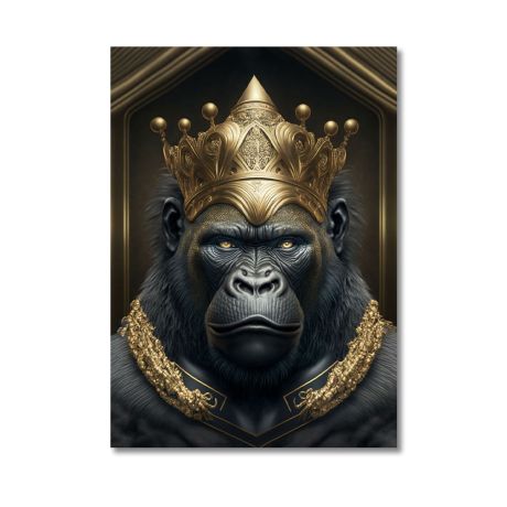 Ancient Metal Tribal Beasts Canvas Art - Image 7