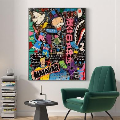 Graffiti Japanese Monopoly Street Art - Image 2