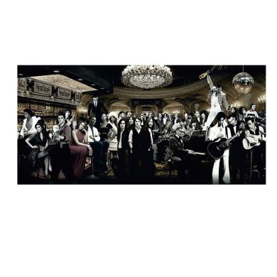 Legend Star Musicians Gathering Canvas Art - Image 1