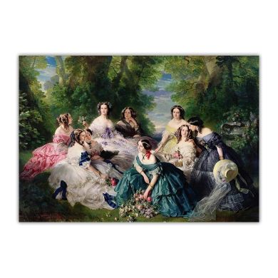 Her Ladies in Waiting Canvas Art - Image 1