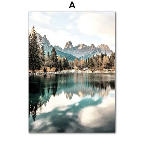 Northern Hemisphere Nature Gallery Wall Canvas Art - Image 5