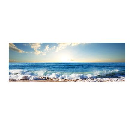 Sunset Beach Landscape Canvas Art - Image 1