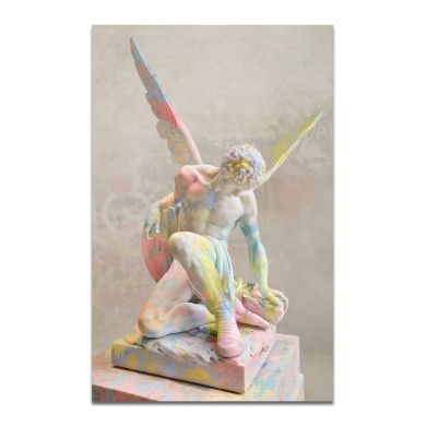 Famous Graffiti Sculpture Angel Canvas Art - Image 7