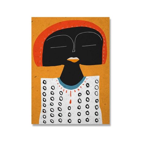 African Boho Canvas Art - Image 6