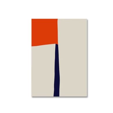 Contemporary Abstract Geometric Canvas Art - Image 1