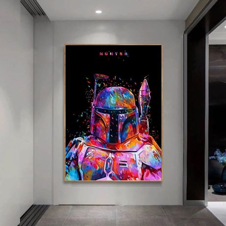 Graffiti Star Wars Characters Canvas Art - Image 4