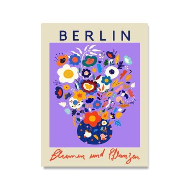 Abstract Flower Market Canvas Art - Image 12