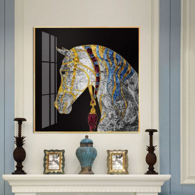 Royal Guard Horse Canvas Art - Image 2