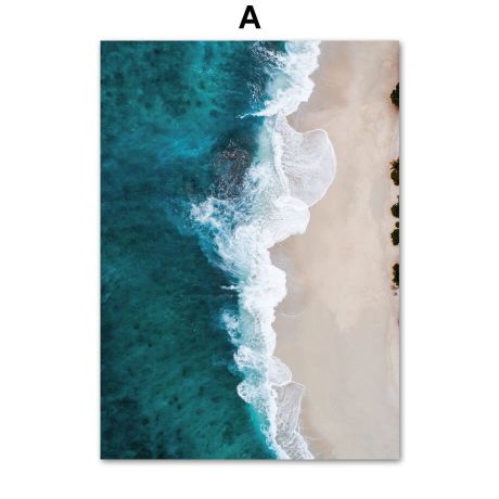 Maldives Private Island Vacation Gallery Wall Canvas Art - Image 5