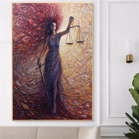 Goddess of Justice Canvas Art - Image 2