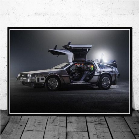 Back To The Future Car Canvas Art - Image 10