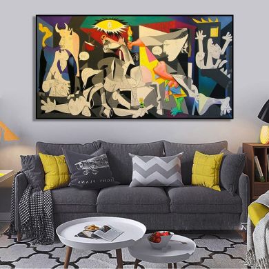 Pablo Picasso's Guernica Painting Canvas Art - Image 2