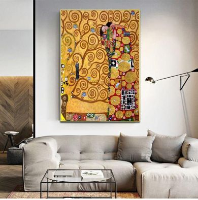 Fulfillment by Gustav Klimt Canvas Art - Image 2