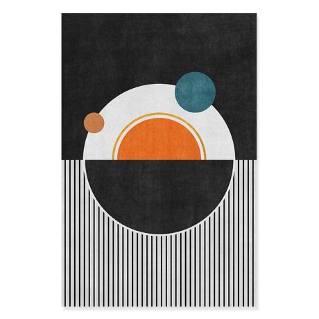 Mid Century Black Light Canvas Art - Image 8
