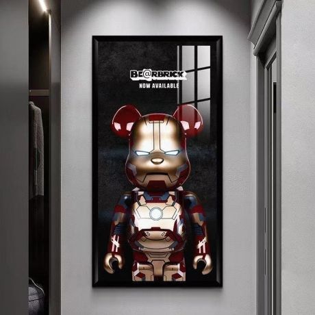 Street Bear Cartoon Doll Teens Canvas Art - Image 2