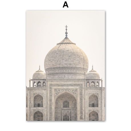 Middle Eastern Architecture Gallery Wall Canvas Art - Image 5
