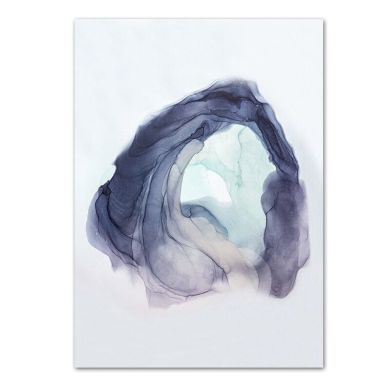 Blue Marble Texture Canvas Art - Image 6