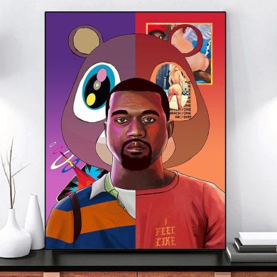 Kanye West Hypebeast Canvas Art - Image 2