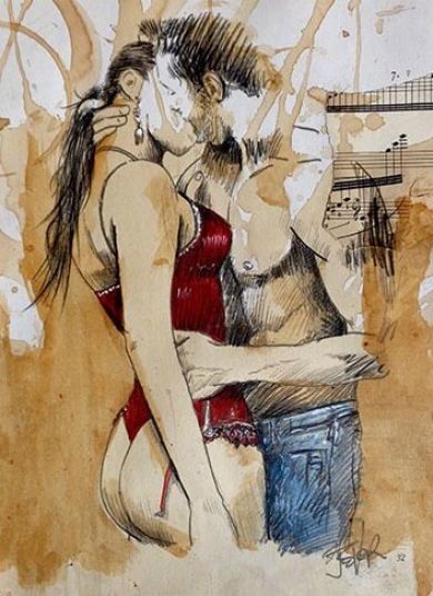 Vintage Sexy Lace Woman Canvas Art - Image 10