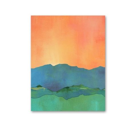 Watercolor Mountain Landscape Canvas Art - Image 6