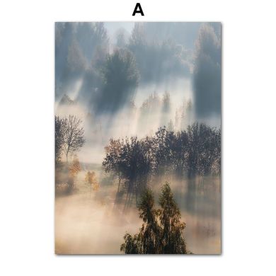 Cabin In The Lake Gallery Wall Canvas Art - Image 6