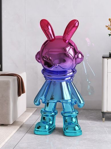 Star Rabbit Moon Landing Statue