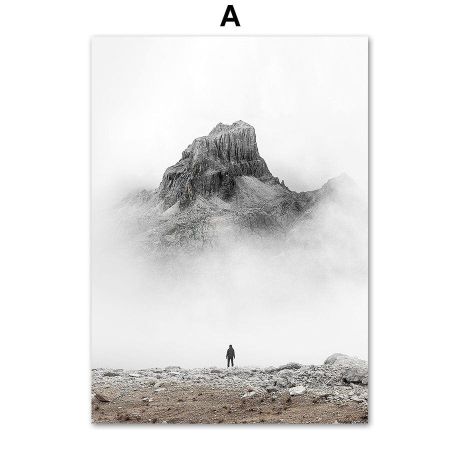 Glacier Volcano Rock Canvas Art - Image 5