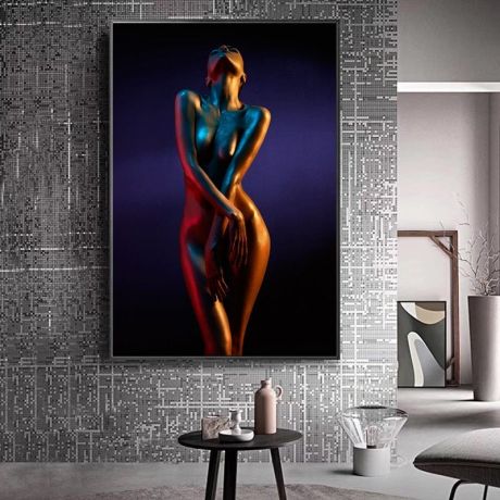 Sexy Nude Lady Canvas Art - Image 2