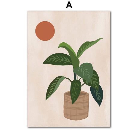 Monstera Green Houseplant Gallery Wall Canvas Art - Image 6